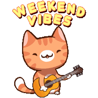 Weekend Weekend Vibes Sticker
