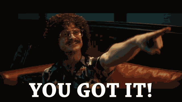 Weird Al Yankovic You Got It GIF