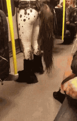 Weird On The Subway GIF