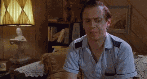 Weird Steve Buscemi GIF