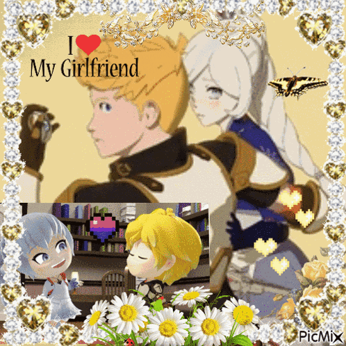 Weiss Schnee Jaune Arc GIF
