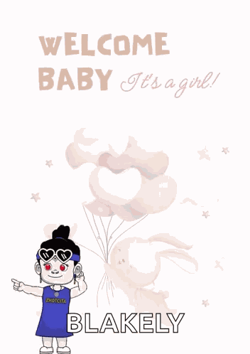 Welcome Baby Girl Welcome Girl GIF