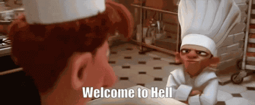 Welcome Hell GIF
