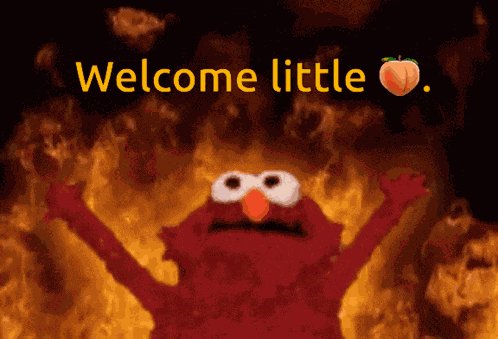 Welcome Peach GIF