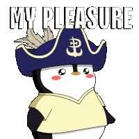 Welcome Penguin Sticker