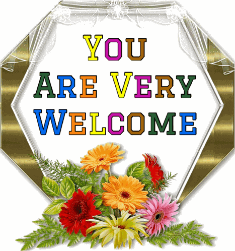 Welcome Youre Welcome GIF