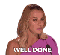 Well Done Amanda Holden Sticker