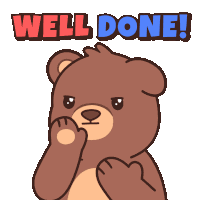 Well Done Clap Sticker