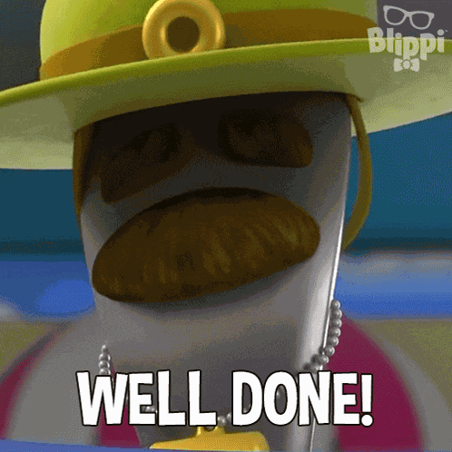 Well Done Sergeant Scooper The Spoon GIF