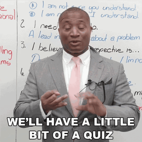 Well Have A Little Bit Of A Quiz James GIF