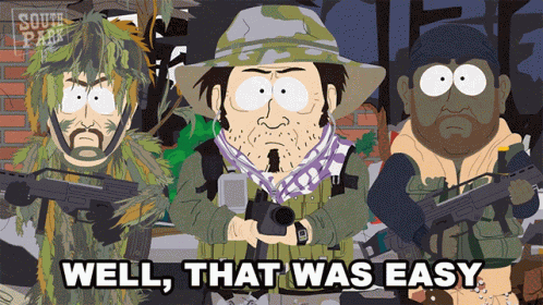 Well That Was Easy Evergreen Mercenaries GIF