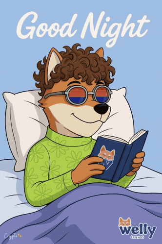 Wellyfriends Goodnight GIF