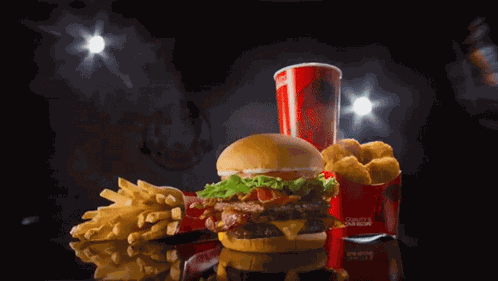 Wendys Jr Bacon Cheeseburger GIF
