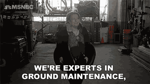Were Experts In Ground Maintenance Irrigation Seeding Planting Not Press Conferences GIF