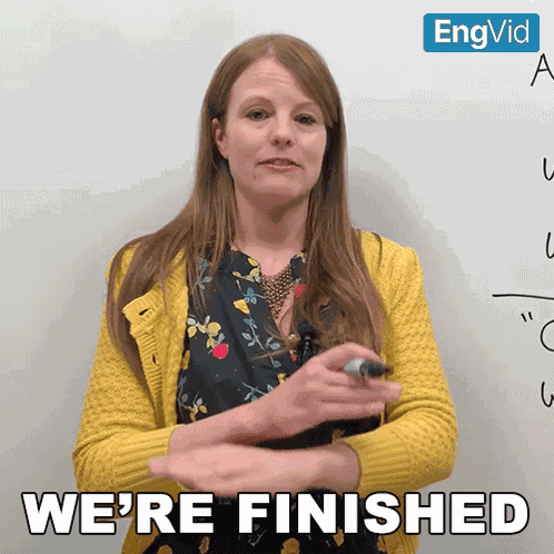 We'Re Finished Emma GIF
