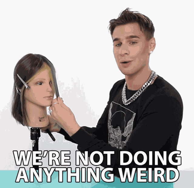 Were Not Doing Anything Weird Brand Mondo GIF