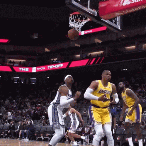 Westbrook Rock A The Baby Lakers Russell GIF
