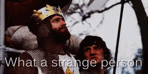 What A Strange Person GIF