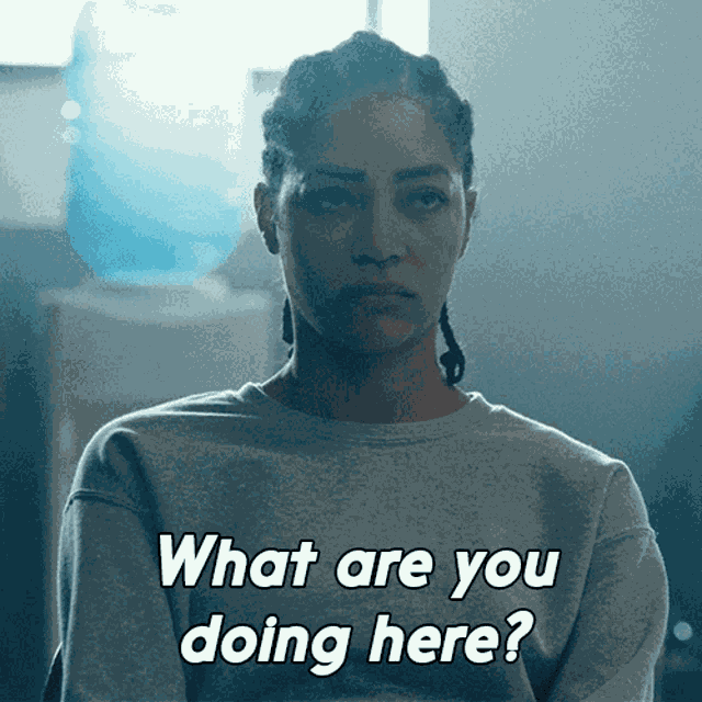 What Are You Doing Here Cherry GIF