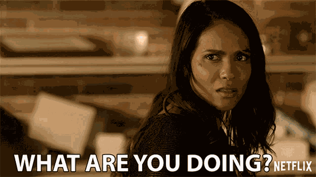 What Are You Doing Lesley Ann Brandt GIF