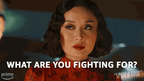 What Are You Fighting For Cat Hardy GIF