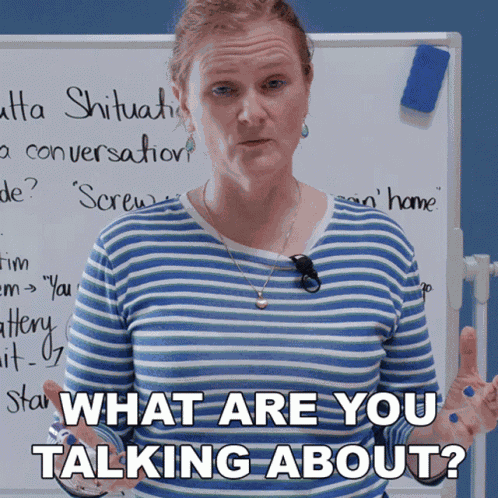 What Are You Talking About Ronnie GIF
