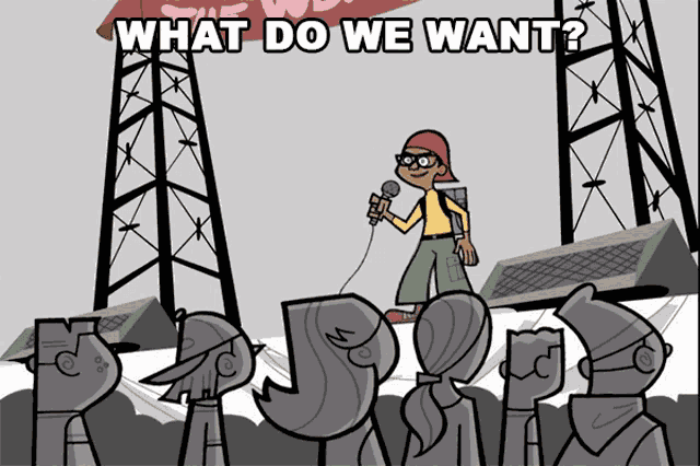 What Do We Want Tucker Foley GIF