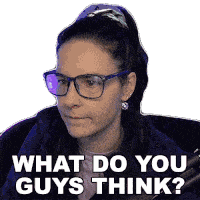 What Do You Guys Think Cristine Raquel Rotenberg Sticker