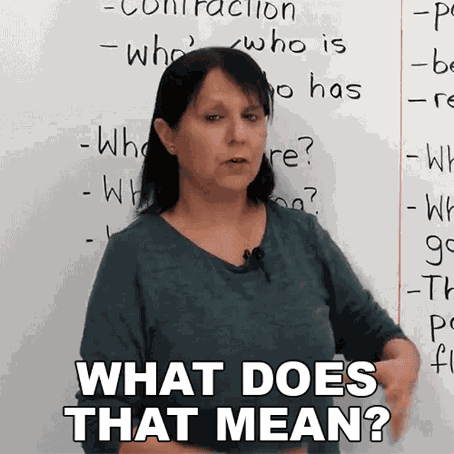 What Does That Mean Rebecca GIF