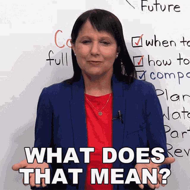 What Does That Mean Rebecca GIF