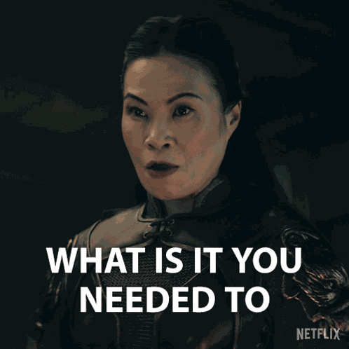 What Is It You Needed To Tell Him General Sung GIF