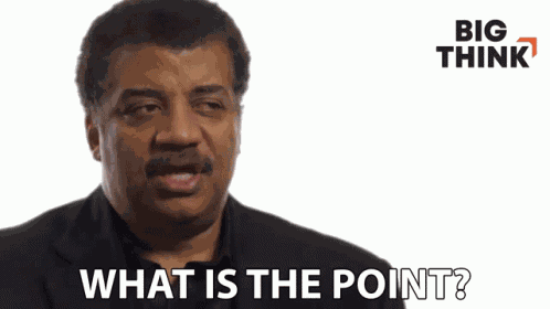 What Is The Point Neil Degrasse Tyson GIF