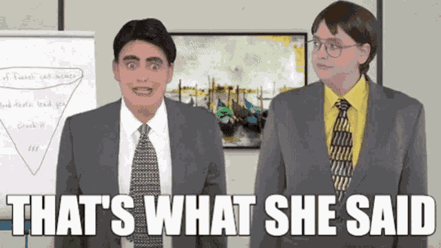 What She Said Dwight Schrute GIF