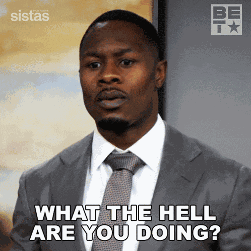 What The Hell Are You Doing Gary Marshall Borders GIF