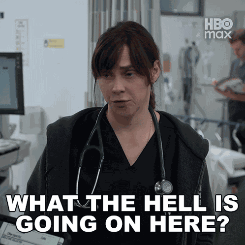What The Hell Is Going On Here Dr Cassie Mckay GIF