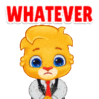 Whatever Whatever Dude Sticker