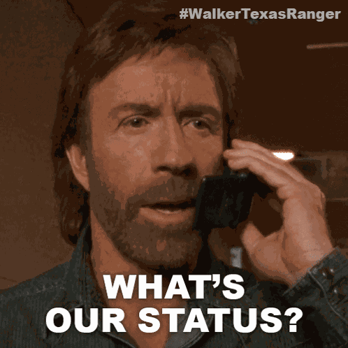 Whats Our Status Cordell Walker GIF