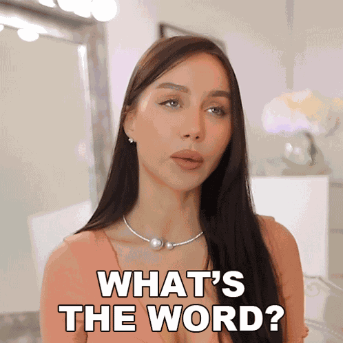 What'S The Word Lisa Alexandra GIF