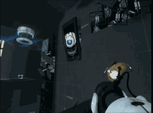 Wheatley Portal 2 GIF