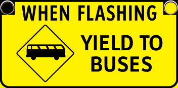 When Flashing Yield To Buses Lights GIF