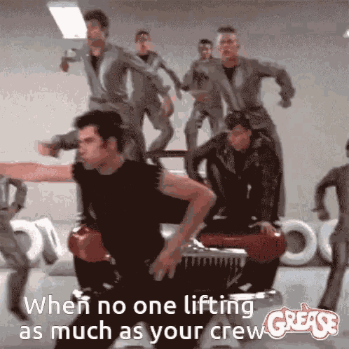 When No One Lifting As Much As Your Crew Dance GIF