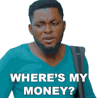 Wheres My Money Mark Angel Sticker