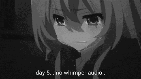 Whimper Anime GIF