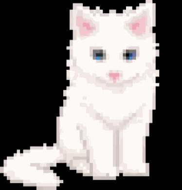 White Cat GIF