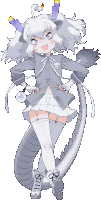 White Dragon Kemono Friends Sticker