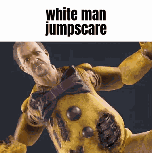 White Man Jumpscare Dead By Daylight GIF