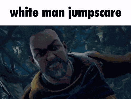 White Man Jumpscare Fnaf GIF