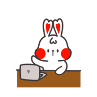 White Rabbit Sticker