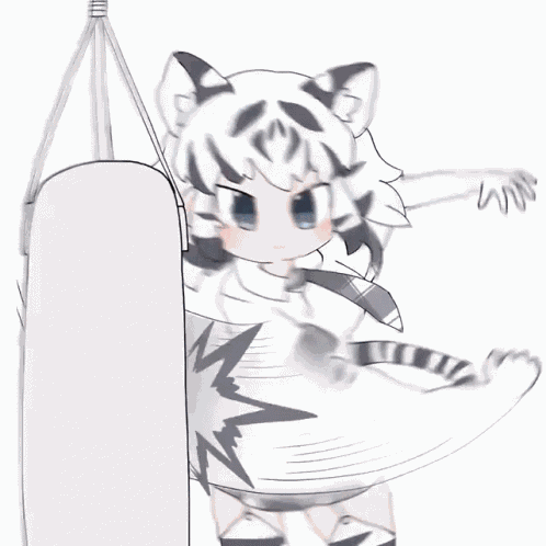 White Tiger Kemono Friends GIF