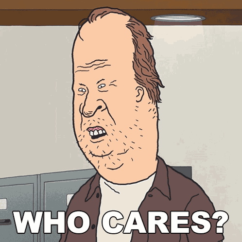 Who Cares Butt-head GIF